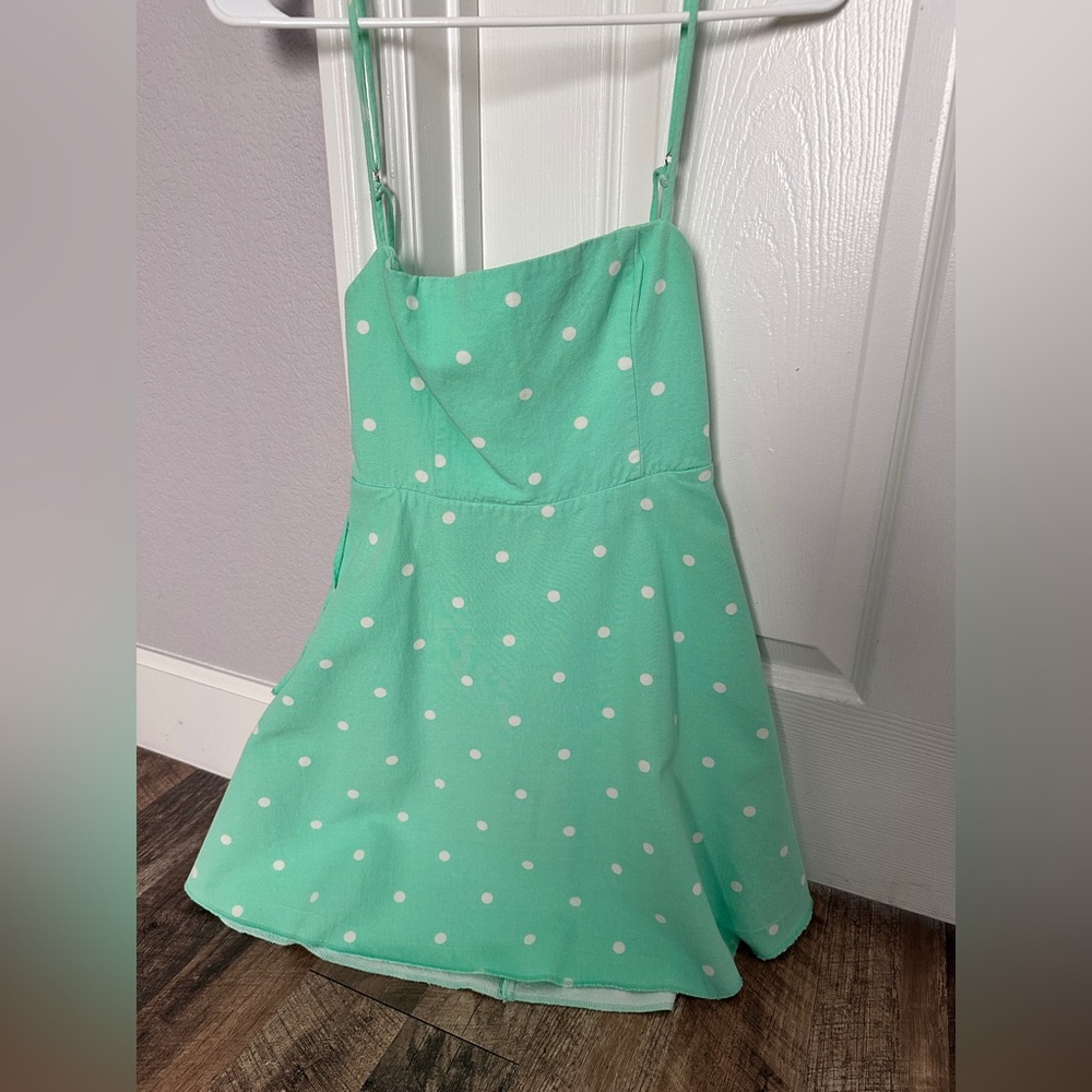 Zara mini polka dress size M